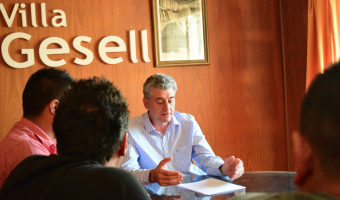 Barrera se reuni con los choferes de El ltimo Querand